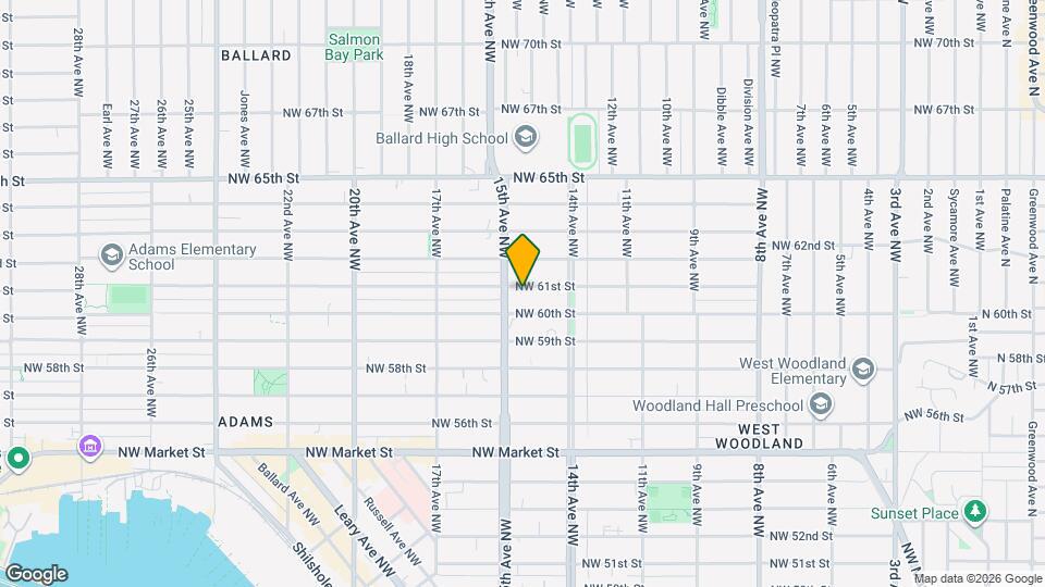 1443 NW 61st St Map and Location Details