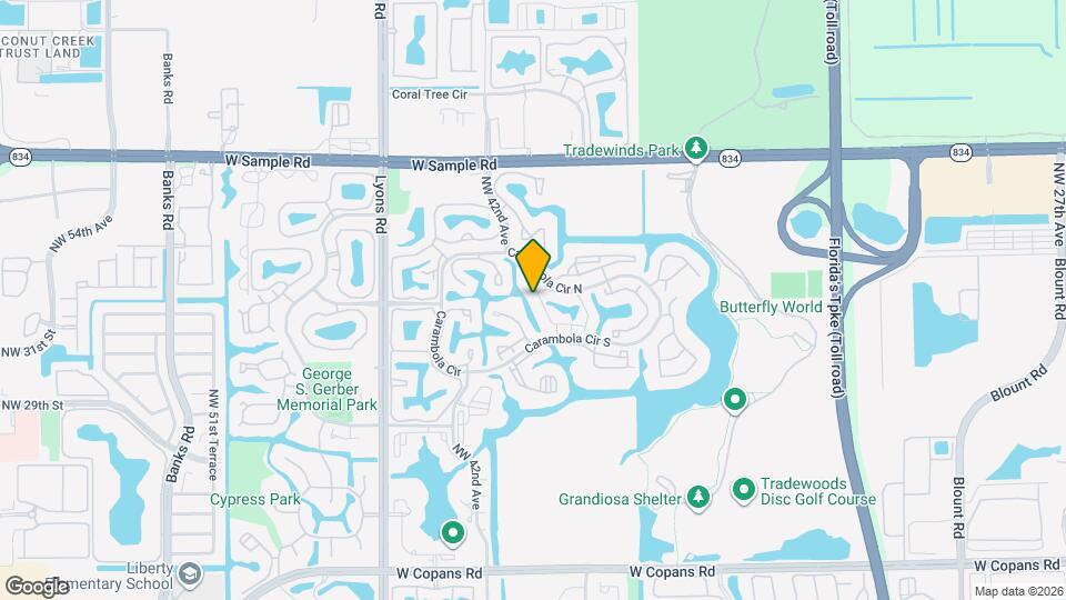 4519 Carambola Cir S Map and Location Details