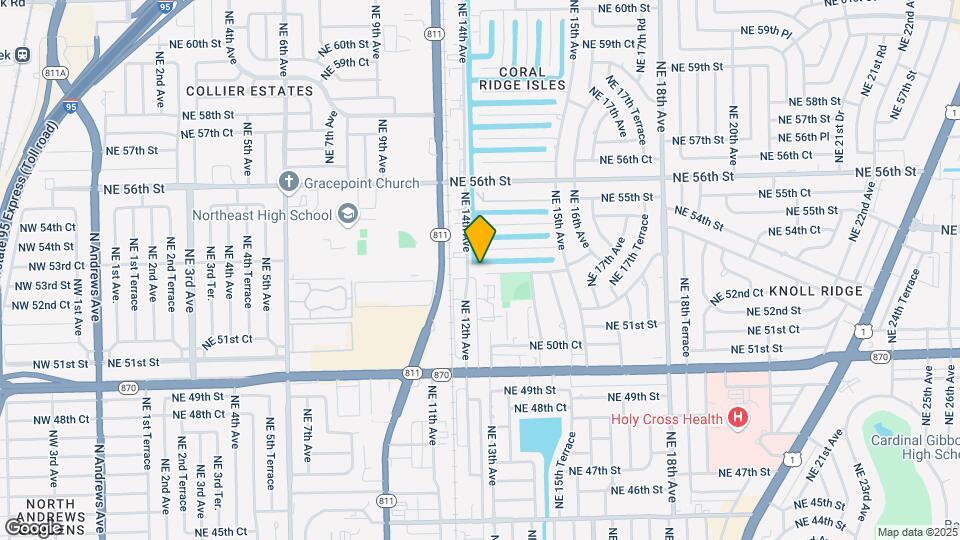 1401 NE 53rd St Map and Location Details
