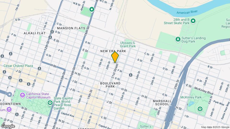 512 21st St Map and Location Details