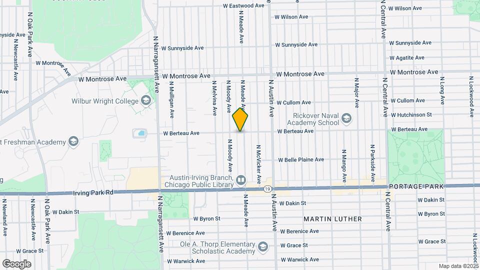 4158 N Meade Ave Map and Location Details