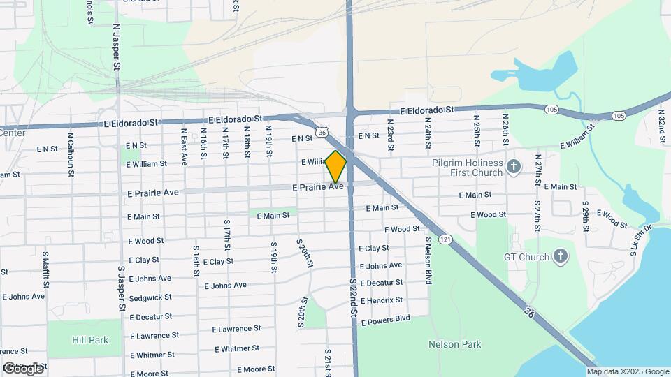 2135 E Prairie Ave Map and Location Details
