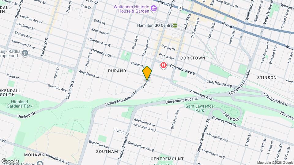 303 James St S Map and Location Details