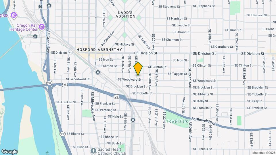 2824 SE 18th Ave Map and Location Details