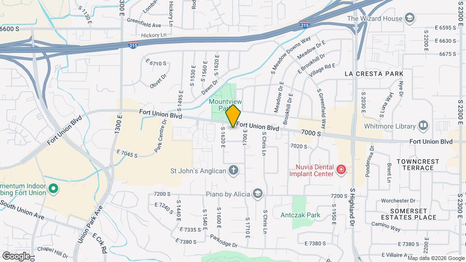 1642 E Fort Union Blvd Map and Location Details