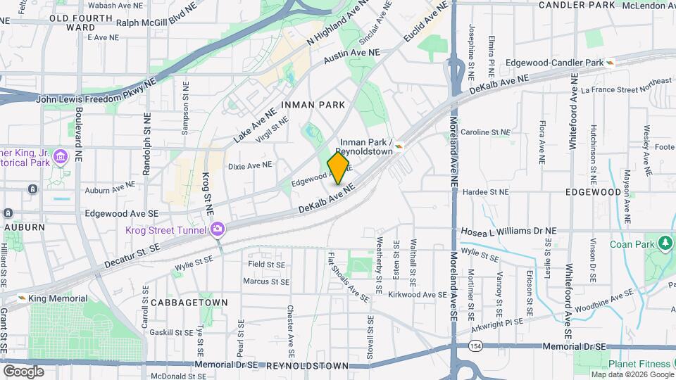 954 DeKalb Ave NE Mapa y Detalles de la Ubicación