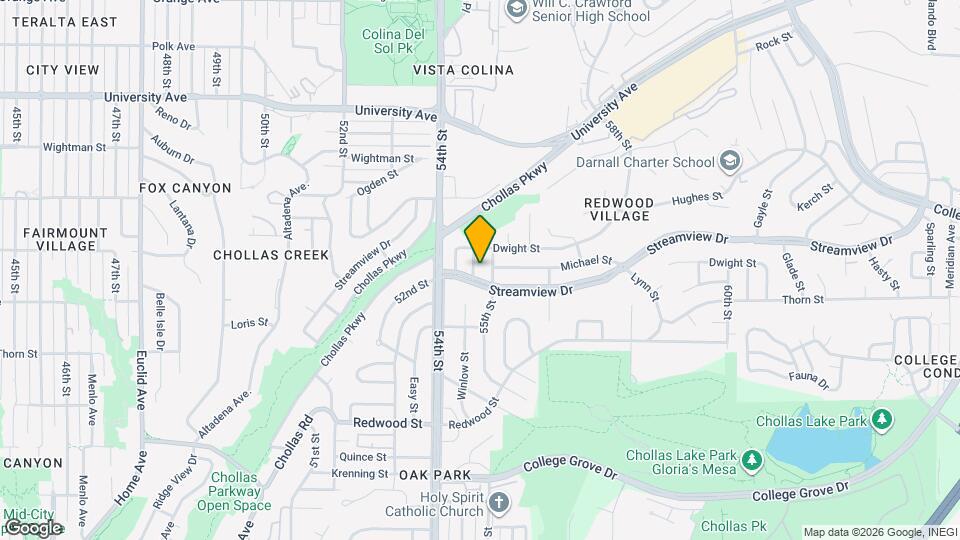 3409 Winlow St Map and Location Details