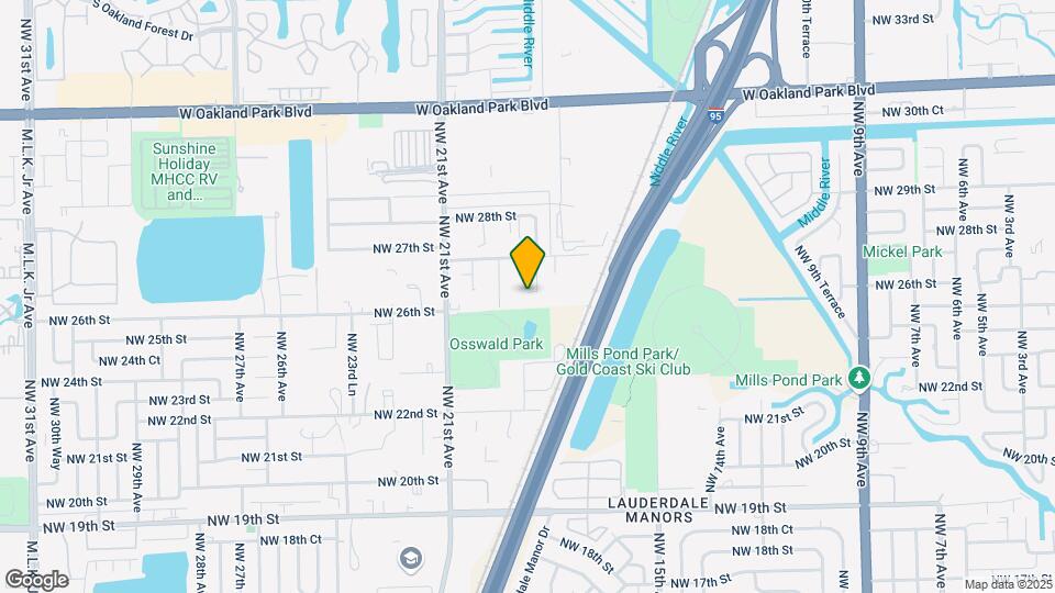 2613 NW 18th Ter Map and Location Details