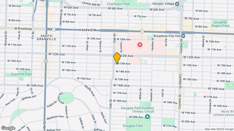 2910 Oak St Map and Location Details