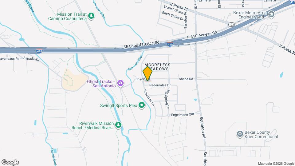 3011 Pedernales Dr Map and Location Details