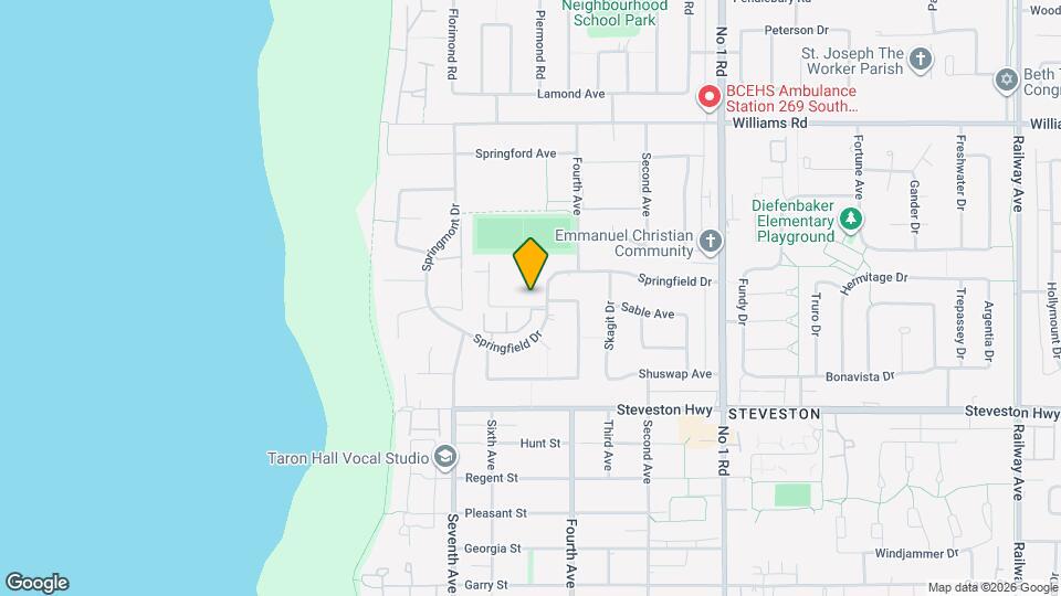 3411 Springfield Dr Map and Location Details