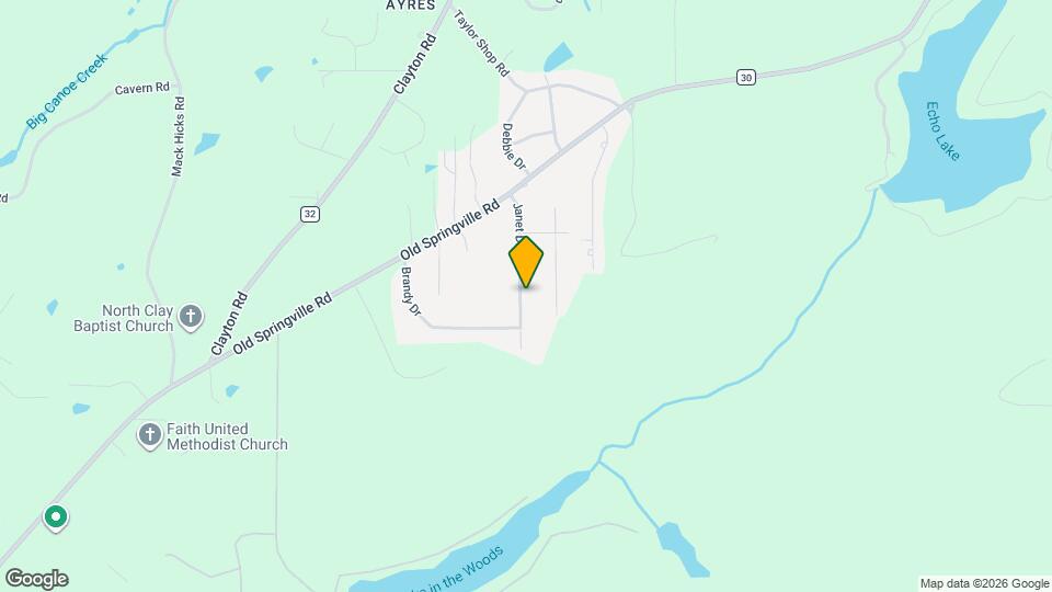 5849 Janet Dr Map and Location Details