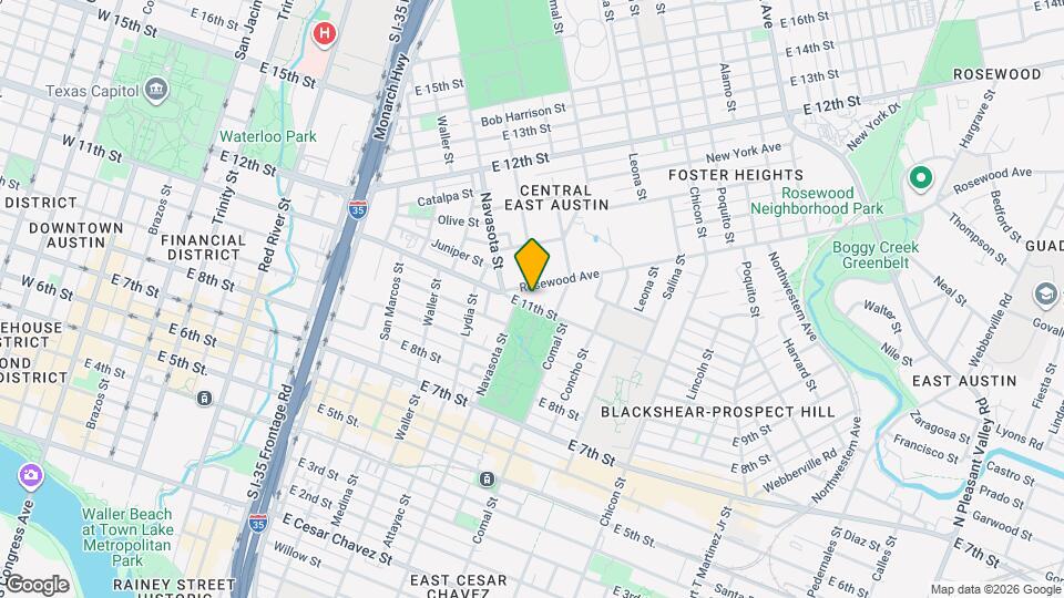 1406 E 11th St Mapa y Detalles de la Ubicación