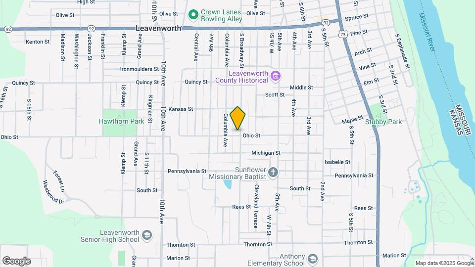 1436 S Broadway Map and Location Details