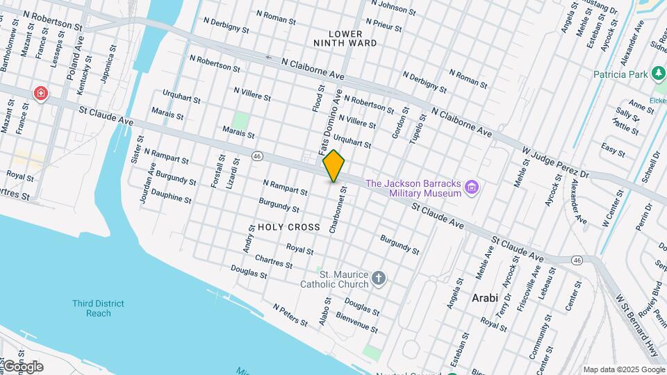 1029 Lamanche St Map and Location Details