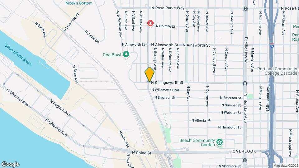 2734 N Killingsworth St Map and Location Details