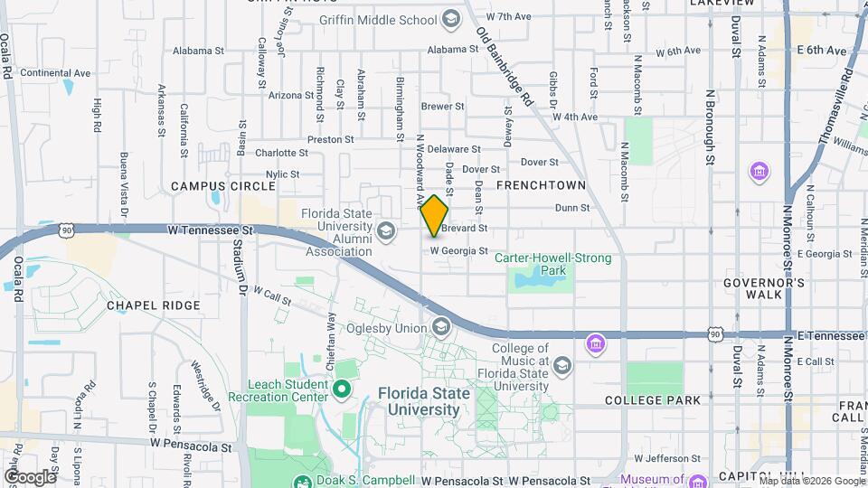 836-A W Georgia St Map and Location Details