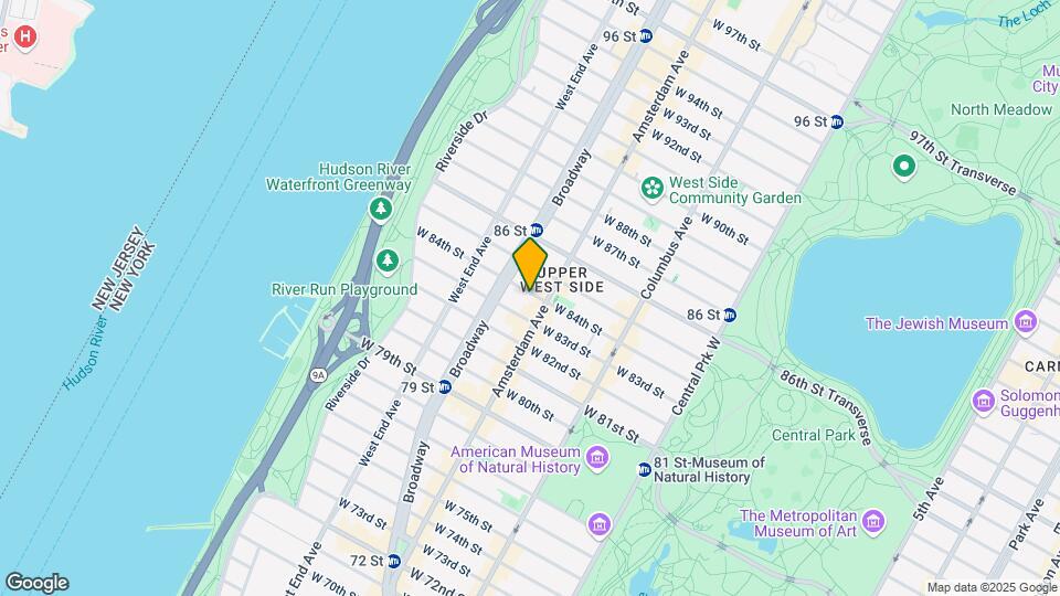 202 W 84th St Map and Location Details