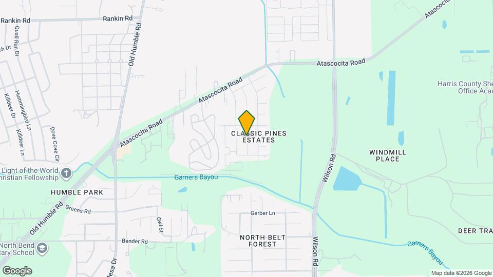 3622 Atascocita Vale Dr Map and Location Details