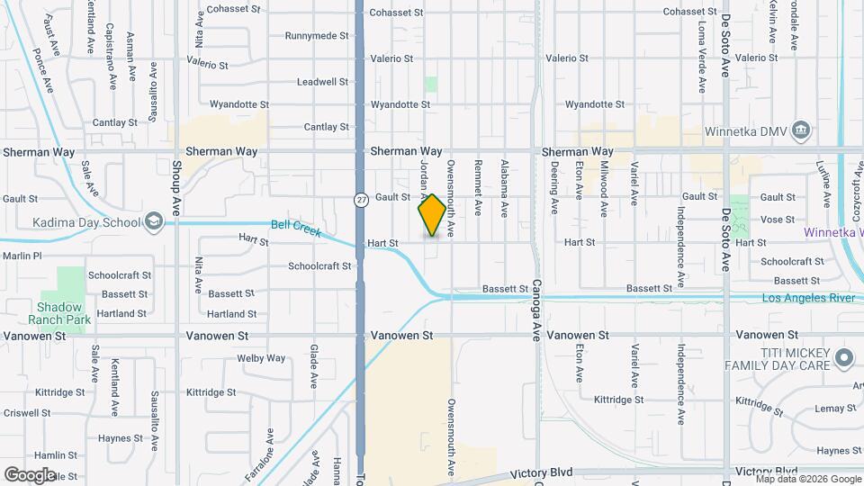 21721 Hart St Map and Location Details