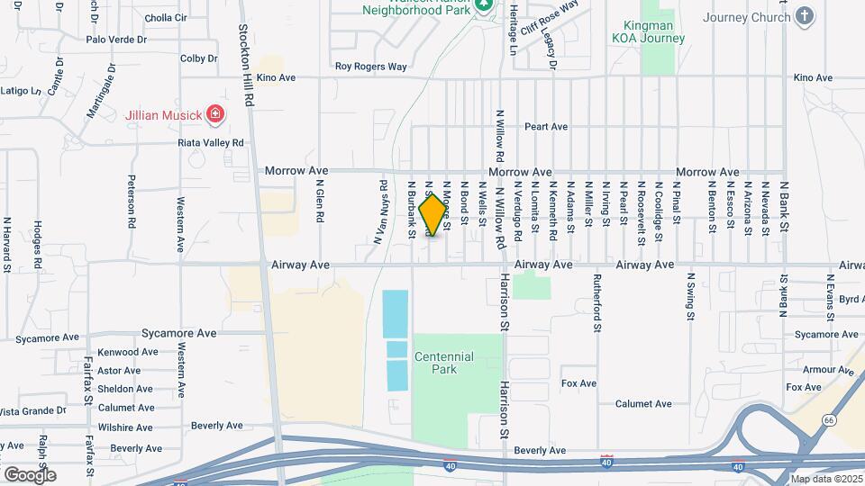 3550 N Skylark Rd Map and Location Details