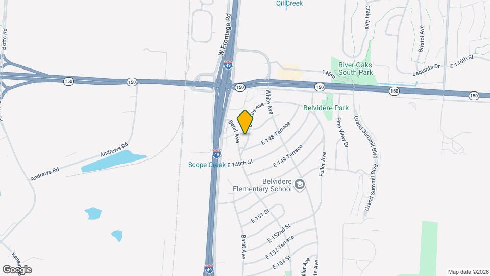 14812 Bellaire Ave Map and Location Details