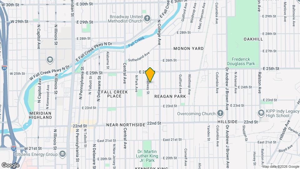 2415 Broadway St Map and Location Details