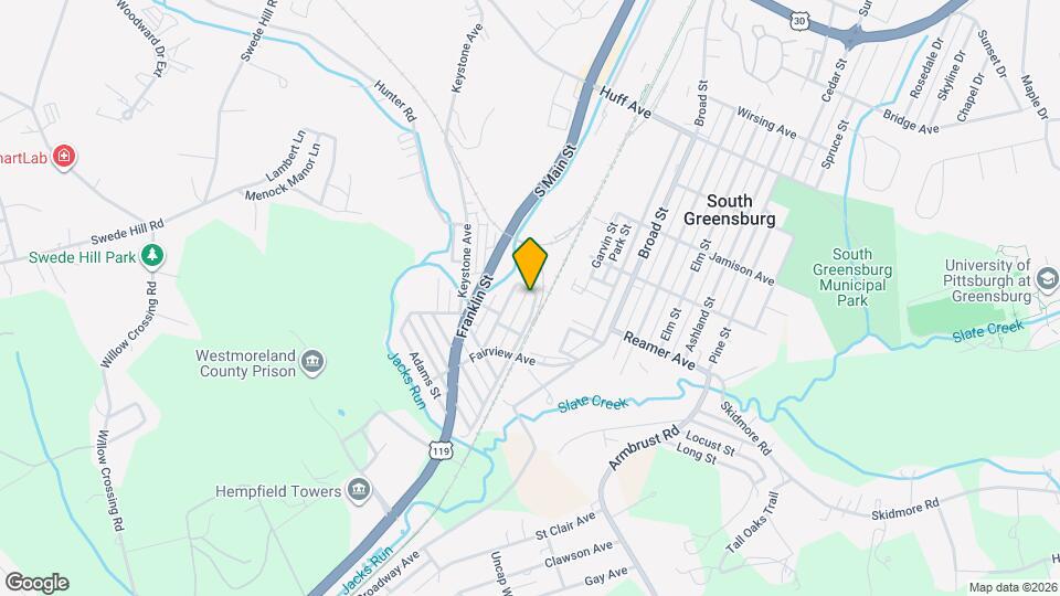 1700 Washington St Map and Location Details