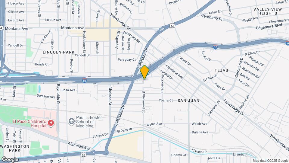 716 N Glenwood St Map and Location Details