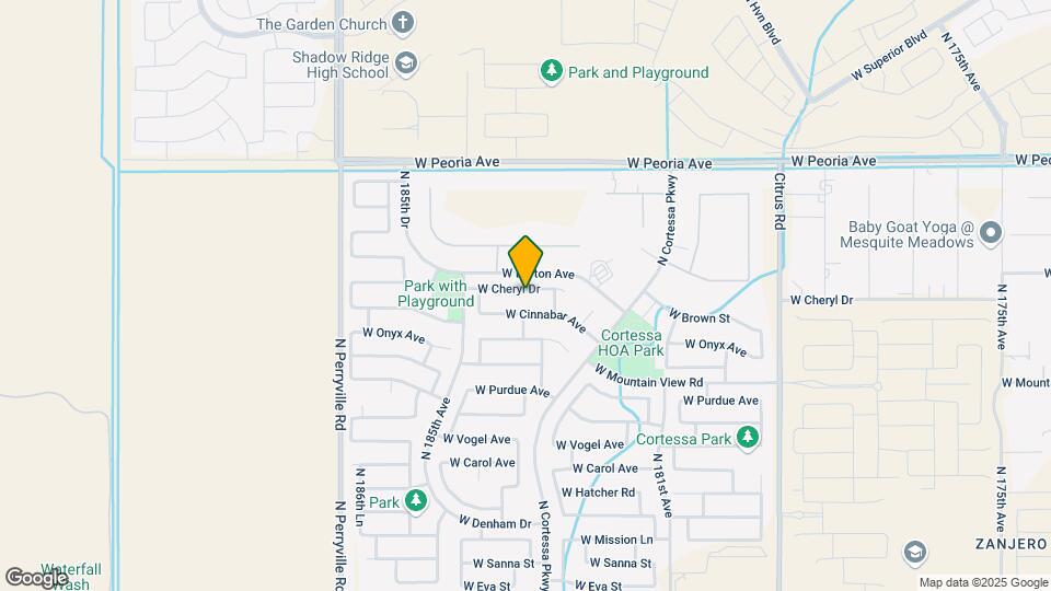 18333 W Cheryl Dr Map and Location Details