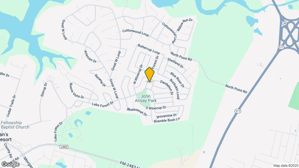 164 Lake Forest Dr Map and Location Details