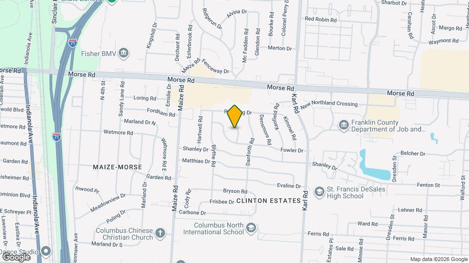 4463 Midvale Rd Map and Location Details