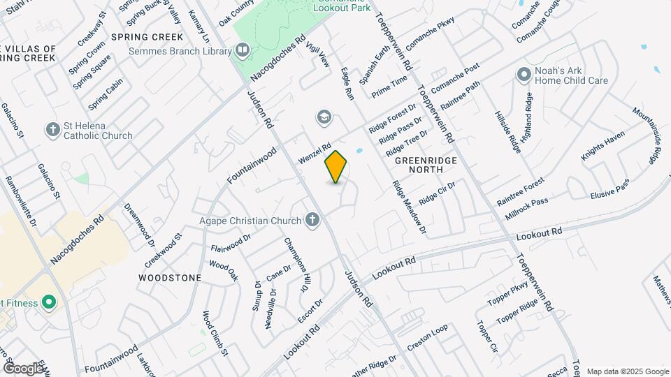 14419 Waddesdon Bluff Map and Location Details