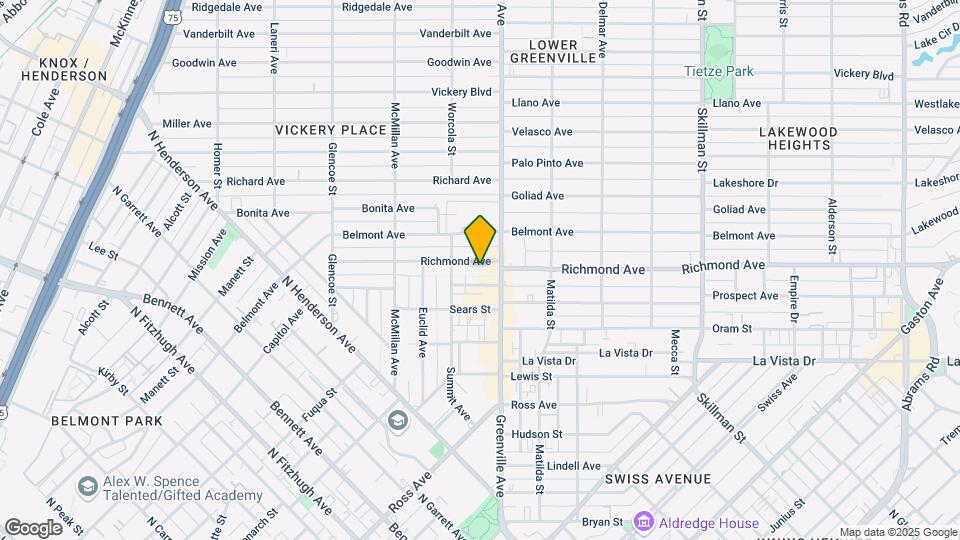 5628 Richmond Ave Map and Location Details