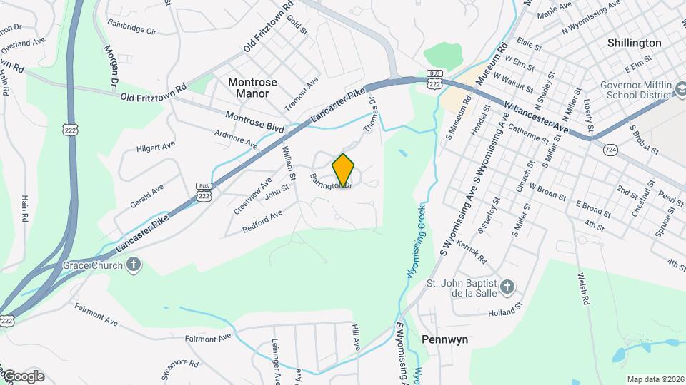 206 Barrington Dr Map and Location Details