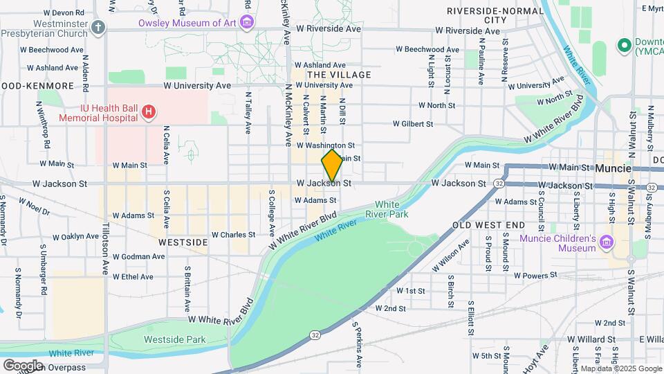 1607 W Jackson St Map and Location Details