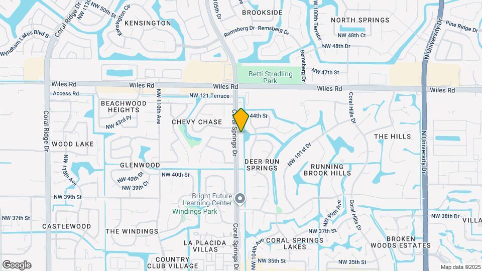 4291 Coral Springs Dr Map and Location Details