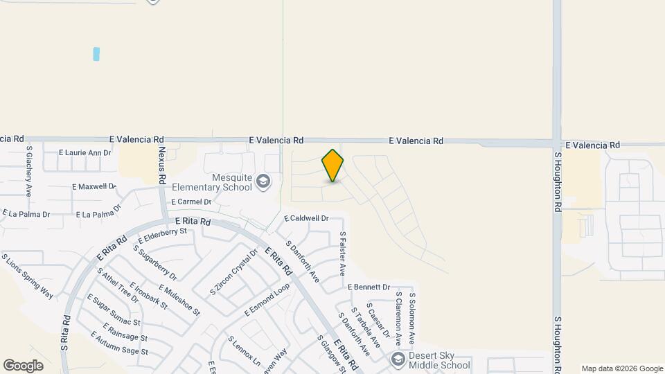 9640 E Friedel Dr Mapa y Detalles de la Ubicación