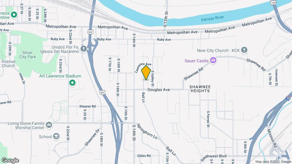 1829 S 13th St Map and Location Details