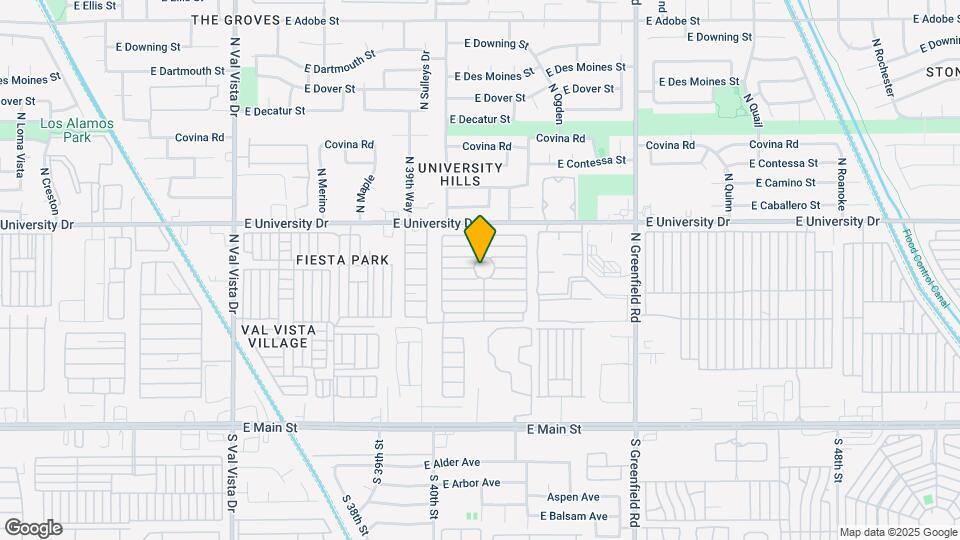 4065 E University Dr Map and Location Details