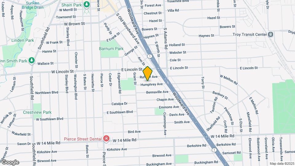 811 Humphrey Ave Map and Location Details
