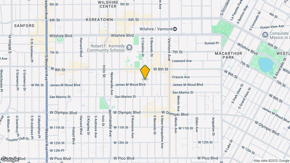 850 S Catalina St Map and Location Details