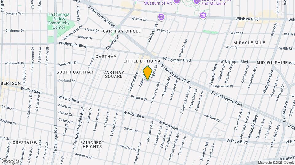 1115 S Ogden Dr Map and Location Details