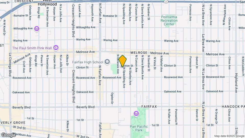 539 N Spaulding Ave Map and Location Details