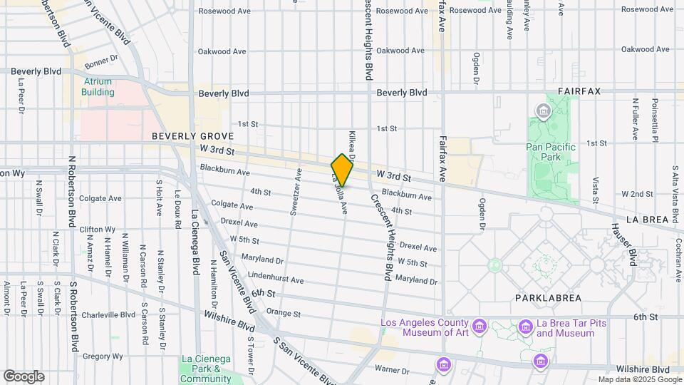 356 S La Jolla Ave Map and Location Details