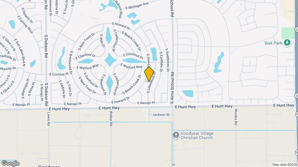 26424 S Lakewood Dr Map and Location Details