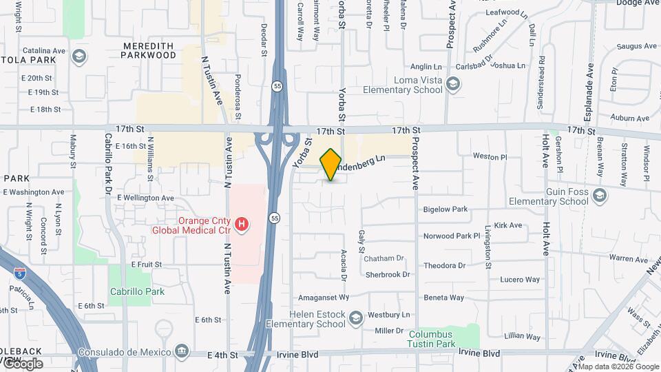 17516 Via Calma Map and Location Details