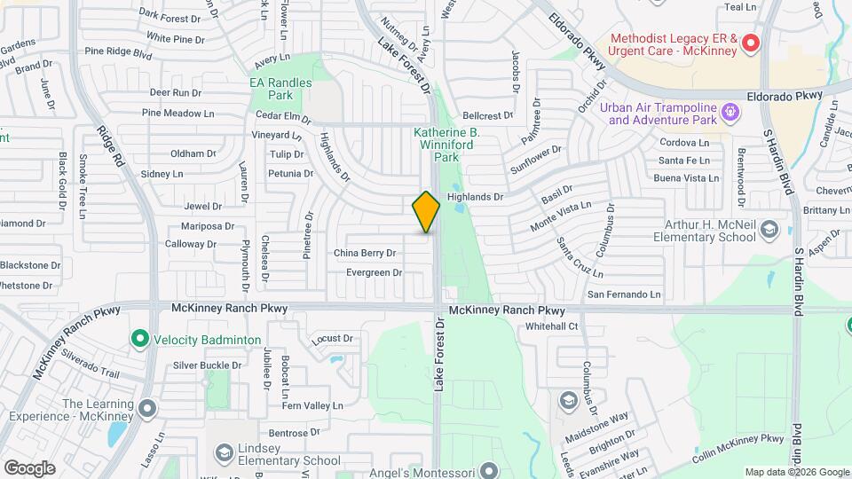 5005 Boxwood Ln Map and Location Details