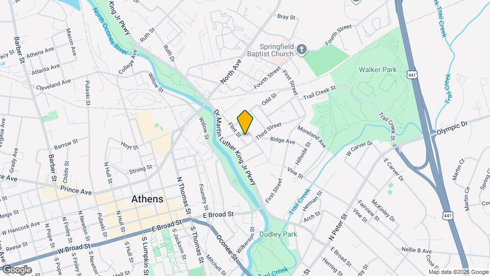 132 Flint St Map and Location Details