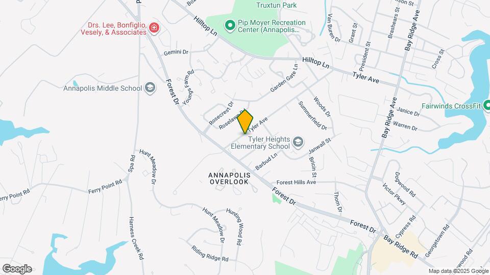 1227 Tyler Ave Map and Location Details